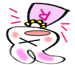 KIA'S R rabbit sticker #4059608