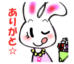 KIA'S R rabbit sticker #4059611