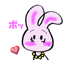 KIA'S R rabbit sticker #4059613