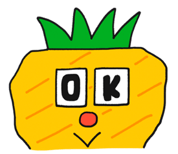 Pit-a-Pat! Mr Pineapple and Ms Melon! sticker #4059822