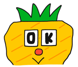 Pit-a-Pat! Mr Pineapple and Ms Melon! sticker #4059822