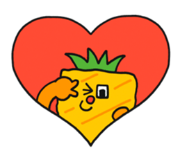 Pit-a-Pat! Mr Pineapple and Ms Melon! sticker #4059825