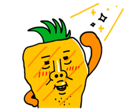 Pit-a-Pat! Mr Pineapple and Ms Melon! sticker #4059826