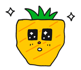 Pit-a-Pat! Mr Pineapple and Ms Melon! sticker #4059827