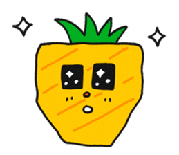 Pit-a-Pat! Mr Pineapple and Ms Melon! sticker #4059827