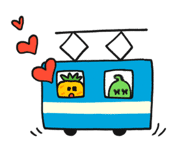 Pit-a-Pat! Mr Pineapple and Ms Melon! sticker #4059828