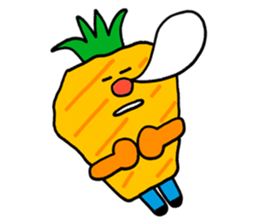Pit-a-Pat! Mr Pineapple and Ms Melon! sticker #4059829