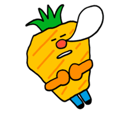 Pit-a-Pat! Mr Pineapple and Ms Melon! sticker #4059829