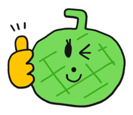 Pit-a-Pat! Mr Pineapple and Ms Melon! sticker #4059830