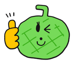 Pit-a-Pat! Mr Pineapple and Ms Melon! sticker #4059830