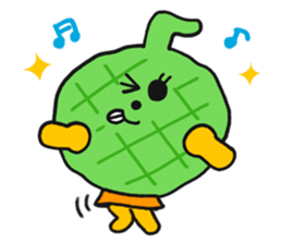 Pit-a-Pat! Mr Pineapple and Ms Melon! sticker #4059832