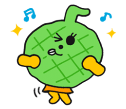 Pit-a-Pat! Mr Pineapple and Ms Melon! sticker #4059832