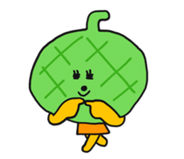 Pit-a-Pat! Mr Pineapple and Ms Melon! sticker #4059833