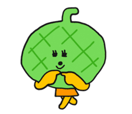 Pit-a-Pat! Mr Pineapple and Ms Melon! sticker #4059833