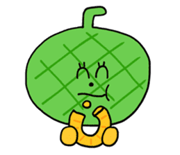 Pit-a-Pat! Mr Pineapple and Ms Melon! sticker #4059834