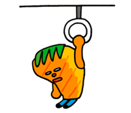Pit-a-Pat! Mr Pineapple and Ms Melon! sticker #4059836