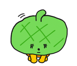 Pit-a-Pat! Mr Pineapple and Ms Melon! sticker #4059837