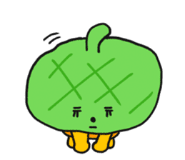 Pit-a-Pat! Mr Pineapple and Ms Melon! sticker #4059837