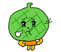 Pit-a-Pat! Mr Pineapple and Ms Melon! sticker #4059838