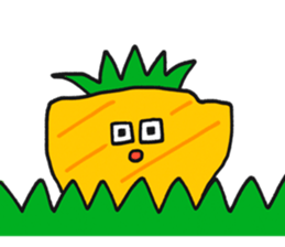 Pit-a-Pat! Mr Pineapple and Ms Melon! sticker #4059840