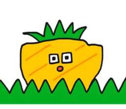 Pit-a-Pat! Mr Pineapple and Ms Melon! sticker #4059840