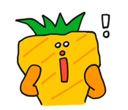 Pit-a-Pat! Mr Pineapple and Ms Melon! sticker #4059843