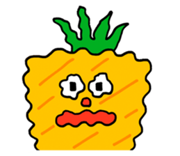 Pit-a-Pat! Mr Pineapple and Ms Melon! sticker #4059844