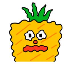 Pit-a-Pat! Mr Pineapple and Ms Melon! sticker #4059844