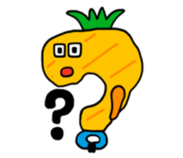 Pit-a-Pat! Mr Pineapple and Ms Melon! sticker #4059845