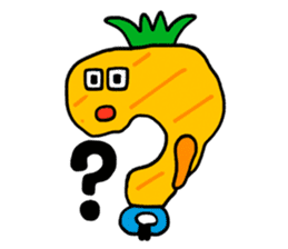 Pit-a-Pat! Mr Pineapple and Ms Melon! sticker #4059845
