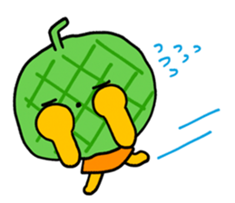 Pit-a-Pat! Mr Pineapple and Ms Melon! sticker #4059846