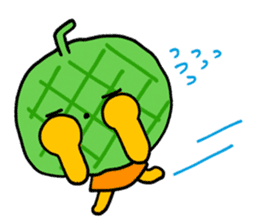 Pit-a-Pat! Mr Pineapple and Ms Melon! sticker #4059846