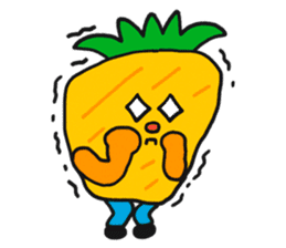 Pit-a-Pat! Mr Pineapple and Ms Melon! sticker #4059847