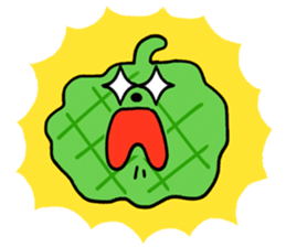 Pit-a-Pat! Mr Pineapple and Ms Melon! sticker #4059850