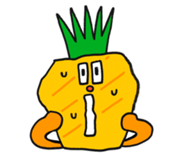 Pit-a-Pat! Mr Pineapple and Ms Melon! sticker #4059853