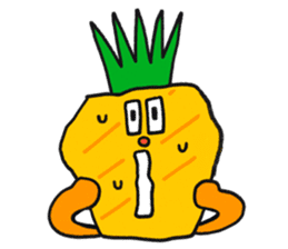 Pit-a-Pat! Mr Pineapple and Ms Melon! sticker #4059853