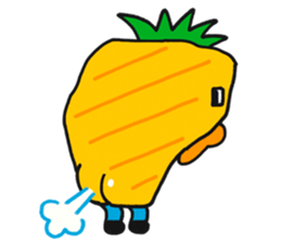 Pit-a-Pat! Mr Pineapple and Ms Melon! sticker #4059854