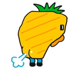 Pit-a-Pat! Mr Pineapple and Ms Melon! sticker #4059854