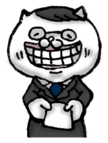 White guy 2 sticker #4060194