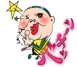 Center-Part-Hair sticker #4061381