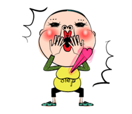 Center-Part-Hair sticker #4061383