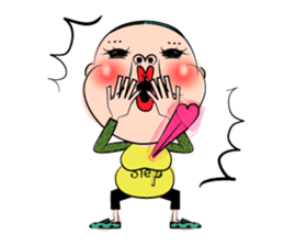 Center-Part-Hair sticker #4061383