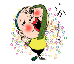 Center-Part-Hair sticker #4061385