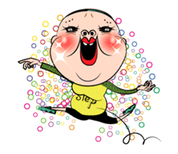 Center-Part-Hair sticker #4061387