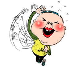 Center-Part-Hair sticker #4061389