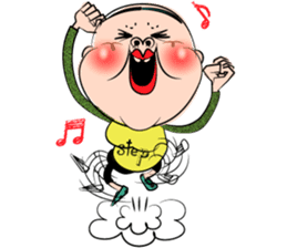 Center-Part-Hair sticker #4061390