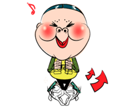 Center-Part-Hair sticker #4061391