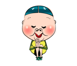 Center-Part-Hair sticker #4061397