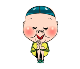 Center-Part-Hair sticker #4061397