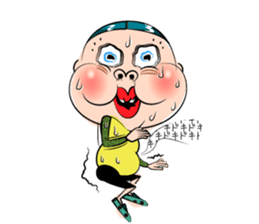 Center-Part-Hair sticker #4061399